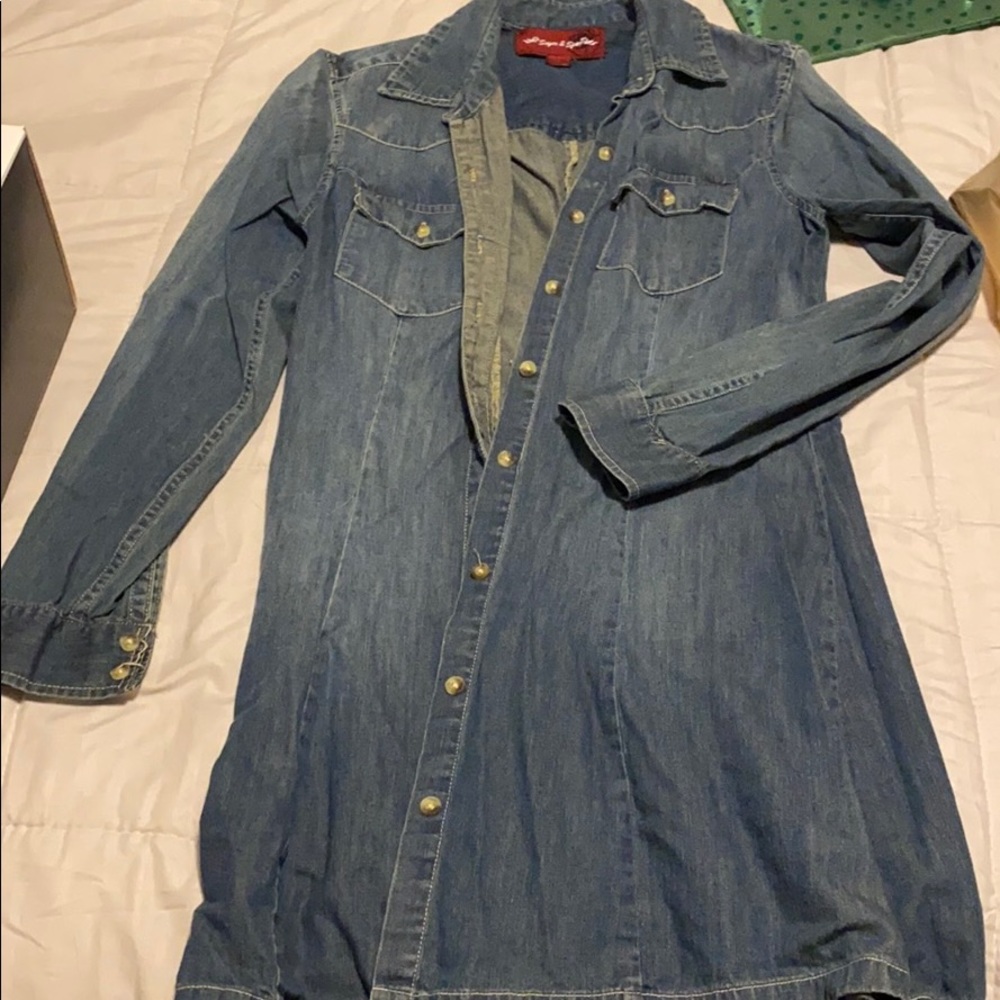 Denim dress